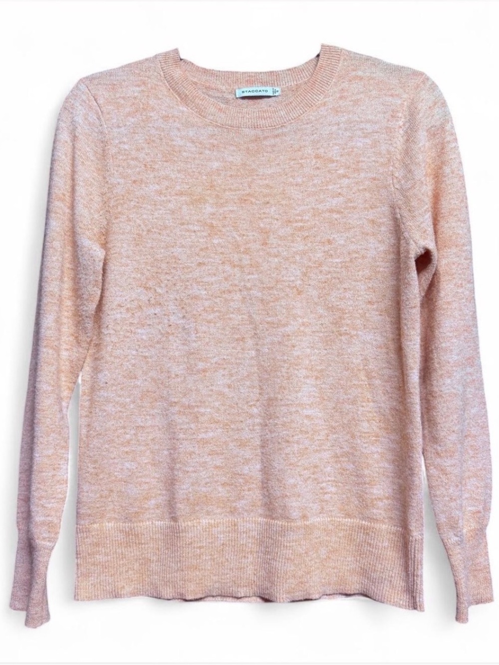 Staccato Women's Heathered Pink Crewneck Sweater